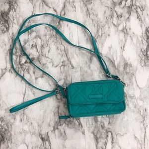 Vera Bradley • Teal Crossbody & Wristlet